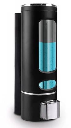 Pu Bath Liquid Soap Dispenser for Bathroom Kitchen 400 Ml (1, Capsule Black) 350 ml Liquid Dispenser