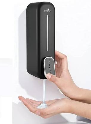 DOLPHY unique Black ABS 300 ml Soap, Shampoo Dispenser