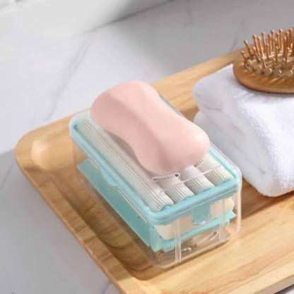 PRIME SHOPPER Soap Dish Multi Functional Container, Foam Soap Dispenser with Roller 500 ml Soap Dispenser