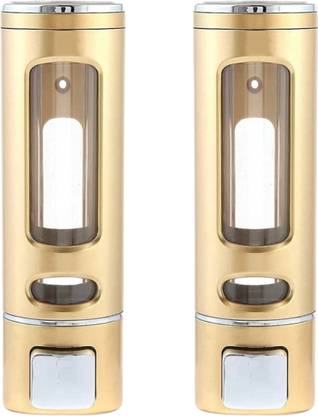 Citipro Premium & Shiny Wall Mounted Shampoo/Liquid Soap Dispenser(Pack of 2) 0.4 L Liquid, Shampoo, Gel, Foam, Lotion, Sanitizer Stand, Conditioner, Soap Dispenser