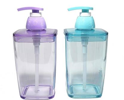 GIRIRAJ COLLECTION Soap Sanitizer Liquid Shampoo Dispenser Hygienic Single Handed Soap Dispenser 420 ml Liquid Dispenser