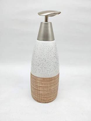KARNA PLANET Cane-mat Pattern Soap Dispenser Unique Design 350 ml Liquid Dispenser