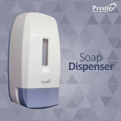 Prestige Wall Mounted Manual Liquid Soap Dispenser - 500 ml 500 ml Gel, Lotion, Liquid, Sanitizer Stand, Shampoo, Soap Dispenser