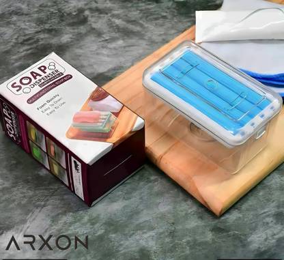 Arxon 2-In-1 Portable Laundry Rolling Soap Box Soap Bar 400ml Soap Dispenser 400 L Soap Dispenser
