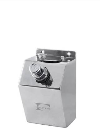 FAST FINE Stainless Steel Manual Touch Liquid Soap Dispenser 304 Grade pack of 1 1000 ml Liquid, Conditioner, Lotion, Shampoo, Sanitizer Stand, Soap, Gel Dispenser