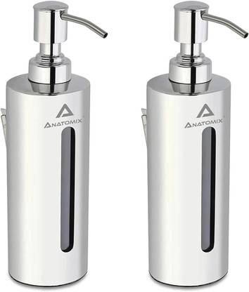 ANATOMIX Refillable Soap Dispenser Bottle with Pump for hand wash 200ml (Pack of 2) 200 ml Liquid Dispenser