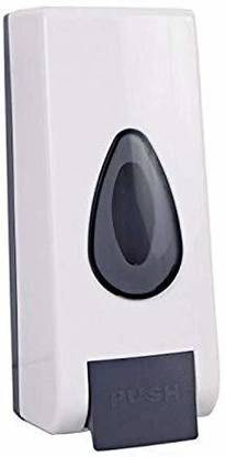Aster Square Shape Multi Purpose Wall Mounted Liquid Soap/Shampoo/Hand Wash/Conditioner/Sanitizer/Gel Dispenser for Home, Office Bathroom & Kitchen Sink(350 ml, Heavy Duty ABS, White Color)(Set of 1) 350 ml Liquid, Lotion, Shampoo, Sanitizer Stand Dispenser