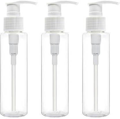 chromexpress Refillable Shampoo Pump Bottles 100 ml Conditioner Dispenser