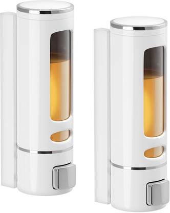KURIC Wall Mounted Shampoo Conditioner Hand Wash Gel Dispenser Liquid Soap Sanitizer 800 ml Liquid, Conditioner, Foam, Gel, Sanitizer Stand, Shampoo Dispenser