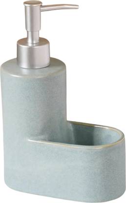 Nestasia Elegant Ceramic Wall-Mounted Set: Soap Dispenser, Tumbler, and Toothbrush Holder 300 ml Liquid Dispenser