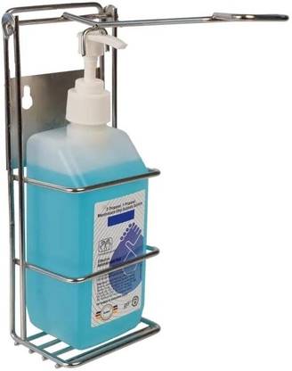 OTICA Hand Sanitizer Dispenser Steel Stand Wall Mount Type(Only Stand) 500 ml Sanitizer Stand Dispenser