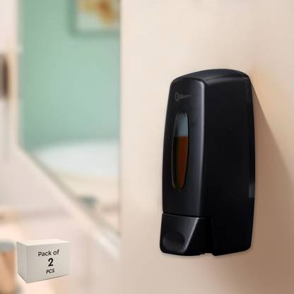 Spotview Leak-Proof, Transparent Window, Rust-Resistant, Easy Installation | Pack of 2 350 ml Shampoo, Conditioner Dispenser