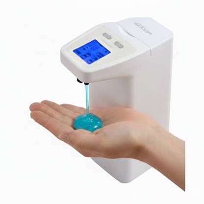 InstaCuppa Automatic Touchless Soap Dispenser for Gel-Based Handwash (No Foam), LCD Display 350 ml Gel, Soap, Shampoo Dispenser
