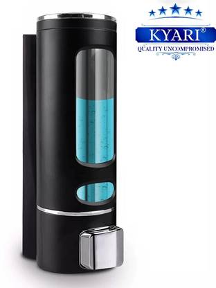 Kyari - EXTRA HEAVY Liquid Soap Dispenser ABS 400 ml for Hand Wash/ Body Wash/ Shampoo 350 ml Shampoo, Soap, Sanitizer Stand, Liquid, Conditioner, Gel, Foam Dispenser (Black) deal from flipkart Kyari - EXTRA HEAVY Liquid Soap Dispenser ABS 400 ml for Hand Wash/ Body Wash/ Shampoo 350 ml Shampoo, Soap, Sanitizer Stand, Liquid, Conditioner, Gel, Foam Dispenser (Black) deal from flipkart