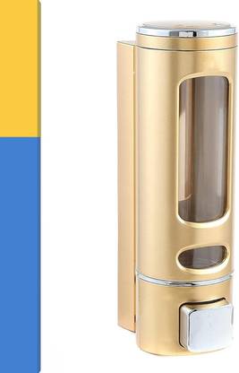 MAYUR ÖCICH LIQUID SOAP DISPENSER [GOLD] [HEAVYDUTY]-400ML [BATHROOM ACESSORY] 400 ml Gel, Soap, Shampoo, Conditioner, Foam, Lotion, Liquid Dispenser