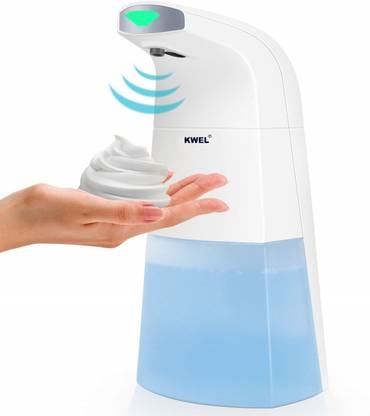 KWEL Automatic Table Top Dispenser | Capacity- 310ml(200ml Foam Liquid Free) 310 ml Liquid, Shampoo, Soap, Foam Dispenser