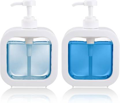 Dk Trendz 2PCS 300 ml Shampoo, Sanitizer Stand, Foam, Conditioner, Gel, Liquid Dispenser