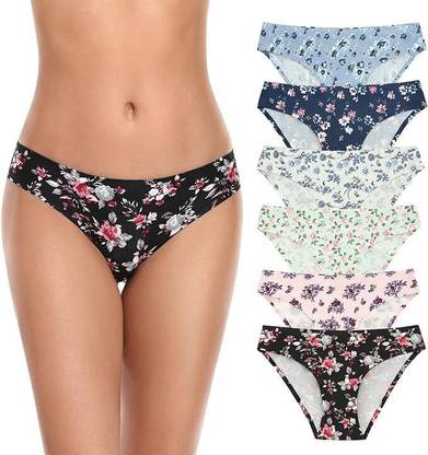 Hk Group women panty 6 pcs comfert jon Women's Printed Seamless Panty 380 L Soap Dispenser