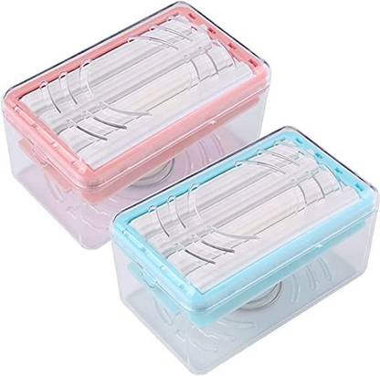 Dherik Tradworld 2-in-1 Bar Soap Roller Dispenser With Lid Having Roller 5 ml Soap Dispenser
