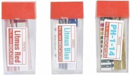 Comet 0-14 pH Red, Blue, Yellow Litmus Papers