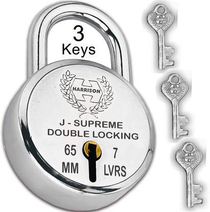 HARRISON J-SUPREME-0672 Double Locking 65mm BCP Padlock with 7 Lever, Padlock