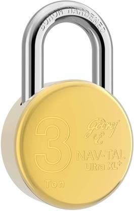 Godrej Navtal Ultra XL + 4 Keys Padlock