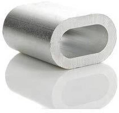 Freefall Ferrule Aluminum Sleeve Clip Fittings Loop Sleeve Wire Rope Cable Crimps 2mmX200 Aluminium Hook & Loop Cable Tie