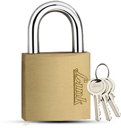 Link PT-20MM Lock | Padlock for Bag, Luggage, Suitcase, Backpack | Made In India Padlock