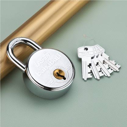 LASER Bahubali 67mm Push Lock Padlock