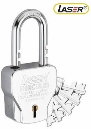 LASER Hercules 70mm Padlock With 4 Keys Padlock