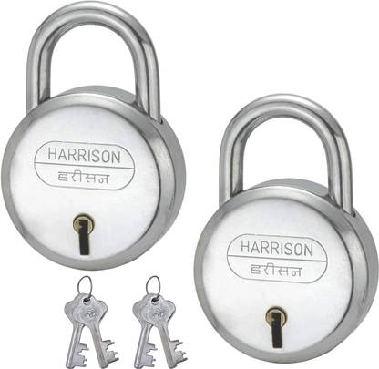 HARRISON Padlock 50mm 6 Lever with 3 Keys T-26LITE-0533 PK-02/ Door Lock, Padlock