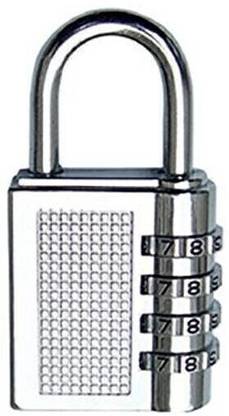 ज़िगली 4 Digit Steel Safe Pin Hand Bag Shaped Combination Lock ताला