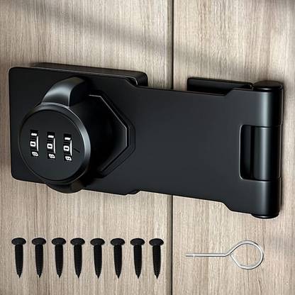 Lufarp Cabinet Password Hasp Locks 90 Degree Barn Door Lock Lock