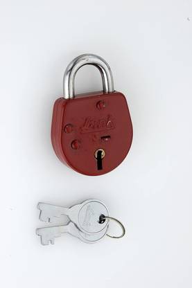 Link 38mm 10Pcs Set Colored Padlocks No.3|Brass Lever |2 Silver Keys Each Padlock Padlock
