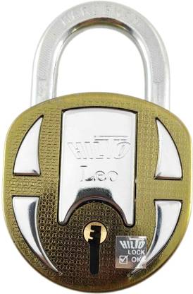 SHREE SAGAR EXPORTS HILTO 8 Lever 3 Key Safety Padlock - 68mm Hardened Shackle Heavy Duty Lock Padlock