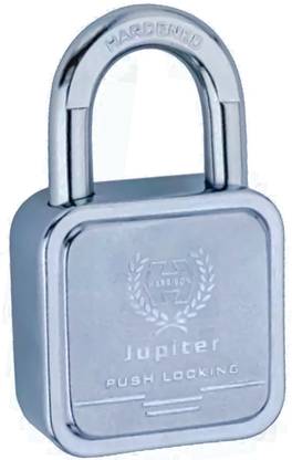 HARRISON Square Padlock 65mm 12 Pin with 3 Computerised Keys JUPITER-0668 PK_1/ Steel Padlock