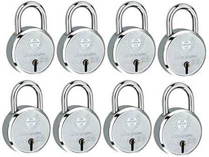 HARRISON J-SUPREME-0671 40mm BCP Padlock with Lever, Lock and key Pack of 8 Locks Padlock