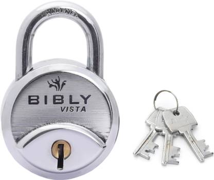 BABLI INDUSTRY Pad Lock-VISTA ROUND 66 MM PADLOCK 3 KEYS Padlock