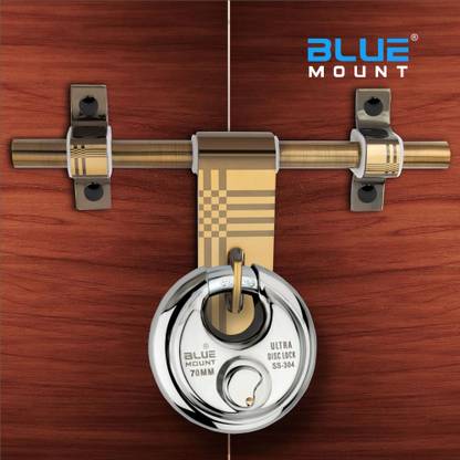 BLUEMOUNT GODOWN LOCK,DOOR LOCK,DISC PAD LOCK ULTRA KEYS 70MM 304 S.S. Padlock