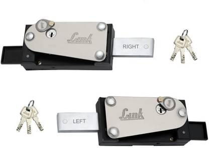 Link Shutter Locks for Right Side & Left Side | 3 Hi-Tech Nickle Silver Keys | 2 Lock