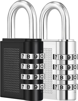 Bluedeal Combination Resettable Padlock-4 Digit Combination Lock for Locker Lock