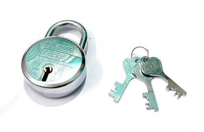 JAMM Wilson Taczo 6 Levers Pad Lock Size 50 MM with 3 Keys Lock