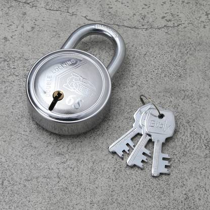 BEBLY INDUSTRIES FANCY R/L/S 65 MM PADLOCK WITH 3 KEYS Padlock