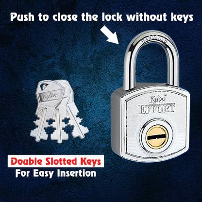 alone Effort 65 mm Push Locking System Rust Free Padlock