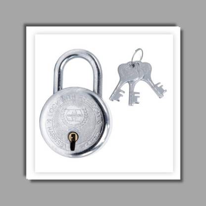 SHINI LIFESTYLE Keys Door Lock | Tala or Chabhi | (dia- 65mm, 1pc) Key & Lock