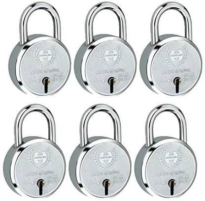 HARRISON J-SUPREME-0671 40mm BCP Padlock with Lever, Lock and key Pack of 6 Lock and key Padlock