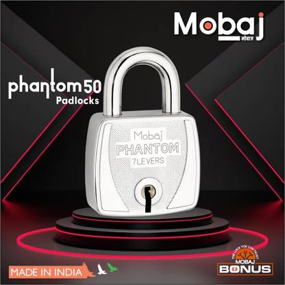Mobaj Phantom 50mm With 3 Keys Padlock
