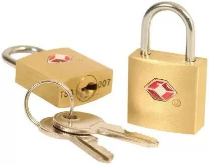 SHUANG YOU TSA Approved With Keys Small luggage Bag Number Padlock For Travelling Safety Lock