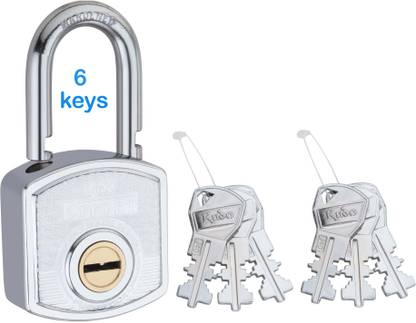 alone Kudo Effort 65mm 2 Ton Capacity, Ultra Push Locking for Home Gate & Shop,6 Keys Padlock