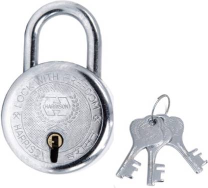 SHINI LIFESTYLE tala or chabi, door lock, iron lock combination with 3 keys 65 mm 1pc Lock